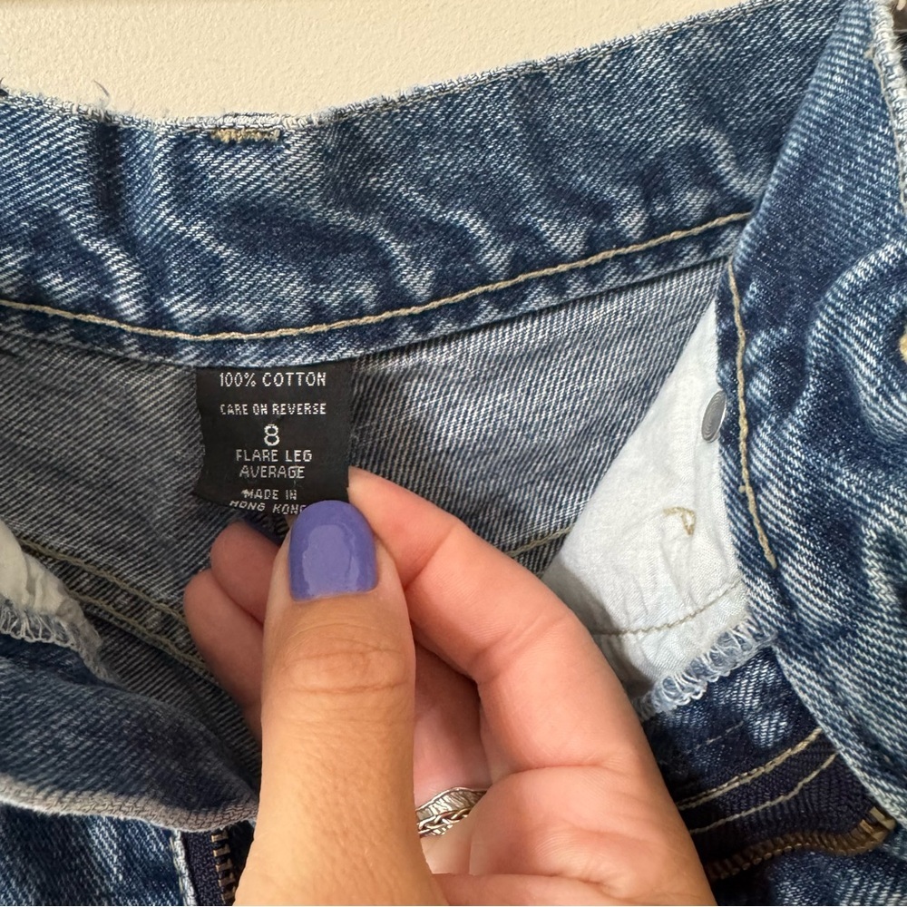 NEW YORK JEANS denim cut offs — size 8 - Picture 4 of 5
